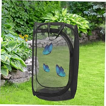 Amazon | Beaupretty 昆虫観察用 蝶々飼育ケージ 透明メッシュ